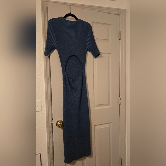 #132 Rails Genesis Dress NWOT Midi Ribbed Cut Out Back - Picture 13 of 13